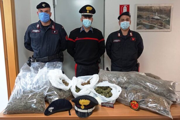 Oltre 10 chili di droga in casa, operaio di Partinico nei guai