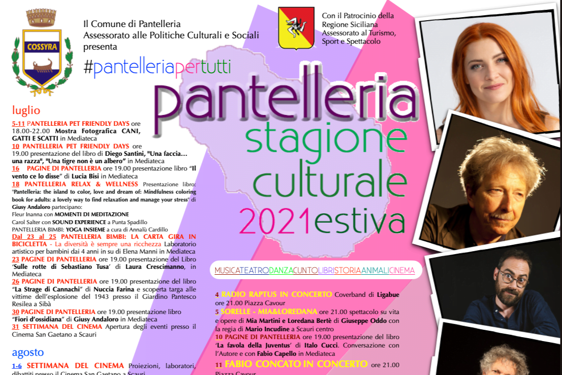 A Pantelleria inizia la Stagione Culturale Estiva 2021, presentato il programma