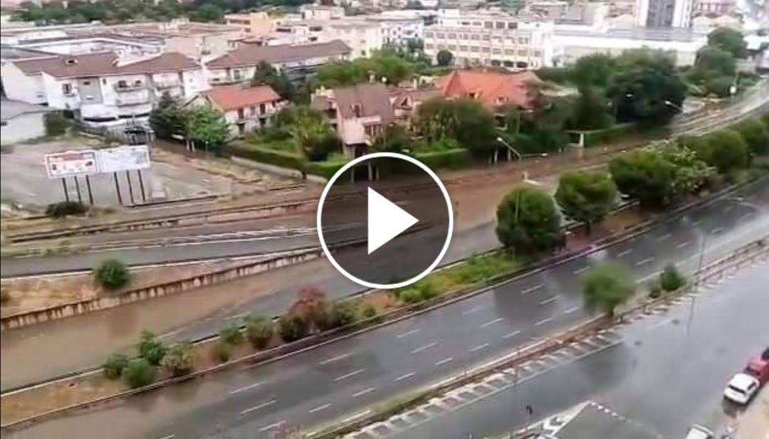 Notte d'inferno nel Palermitano, piove e c'è l'allagamento (VIDEO)