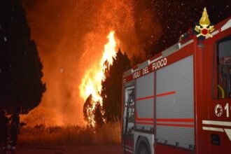 Notte di incendi nel Palermitano, bruciano Monreale e la Valle Jato