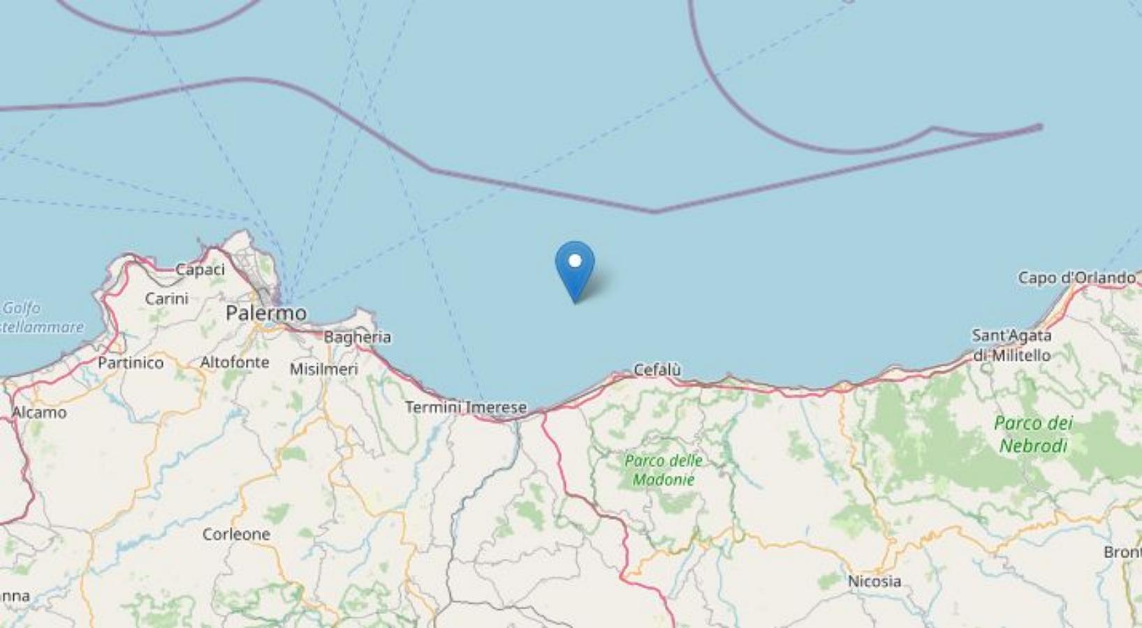 Sciame sismico nel Palermitano, nuovo terremoto in mare