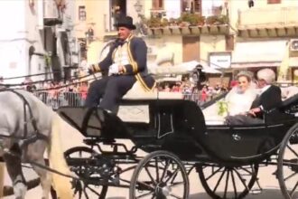 Matrimonio fiabesco a Monreale tra lady Charlotte e Don Jaime di Borbone (FOTO)