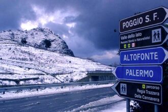 Freddo artico e gelate, arriva la neve in Sicilia