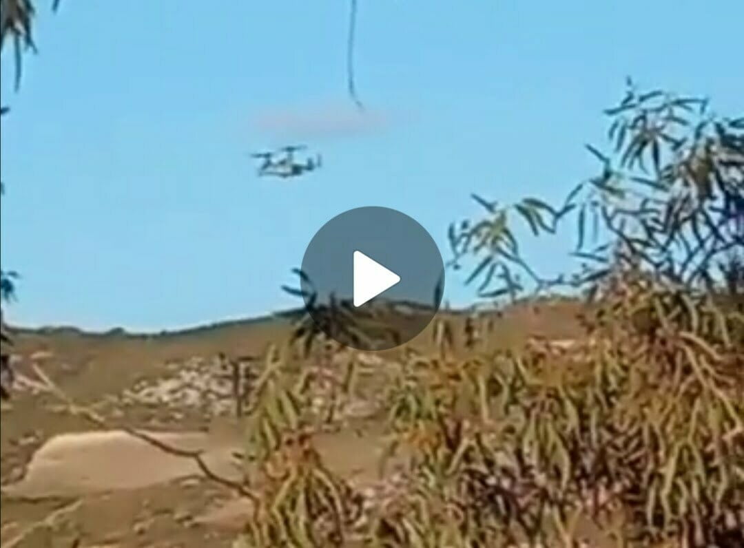 Venti di guerra, un Boeing V-22 Osprey nei cieli del Palermitano (VIDEO)