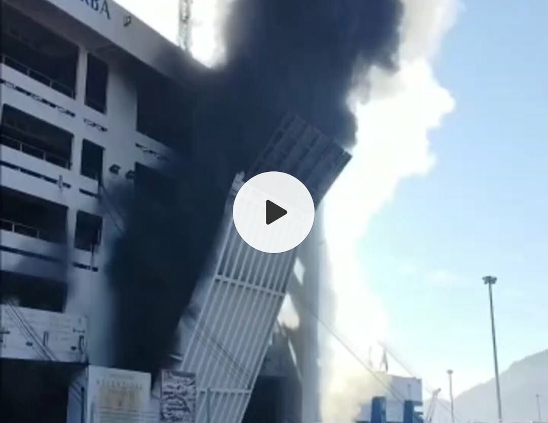 Incendio a bordo: la Superba di Grandi Navi Veloci in fiamme nel porto di Palermo