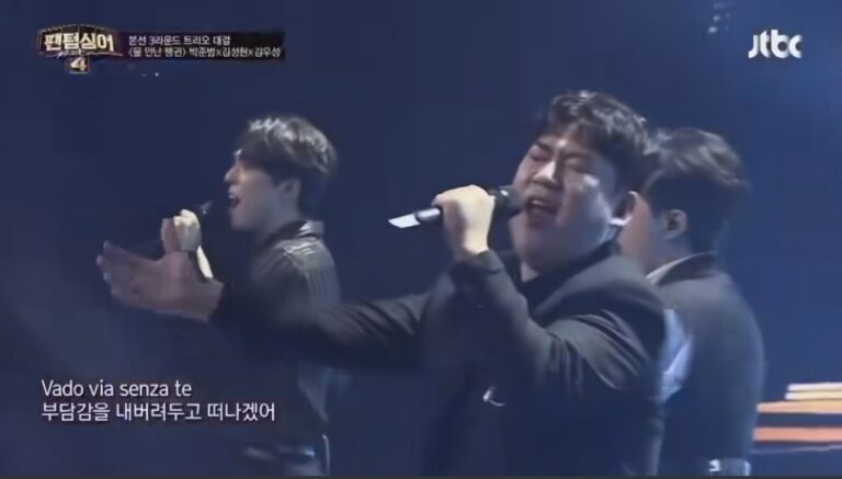 “Splash” di Colapesce e Dimartino cantata da tre tenori Coreani