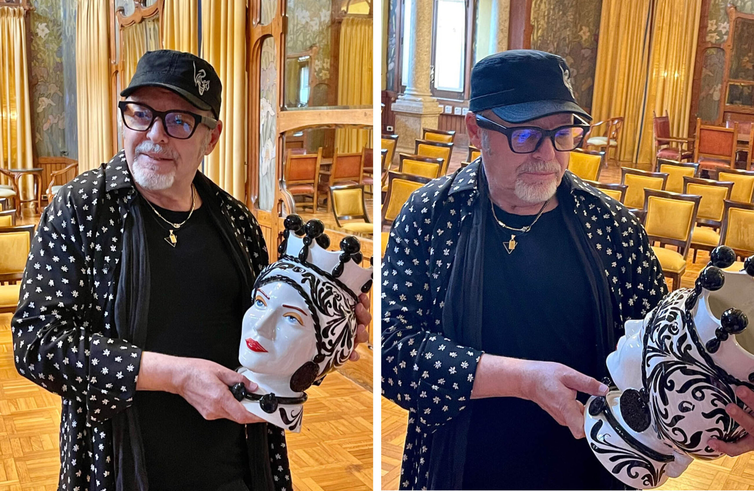 Relax siciliano per Vasco Rossi dopo il trionfo a Palermo