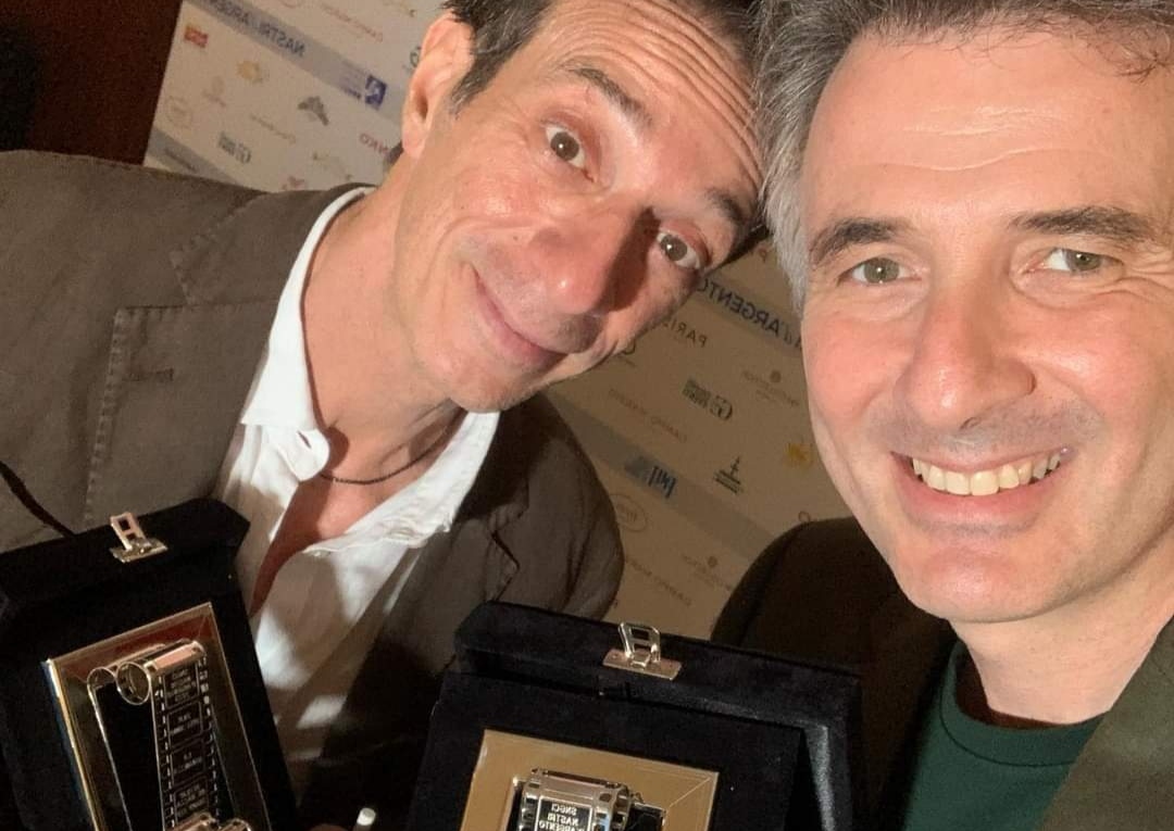 Ficarra e Picone con il nastro d'argento ritirato a Taormina