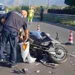 Incidente sulla ss113 a Partinico, motociclista in fin di vita