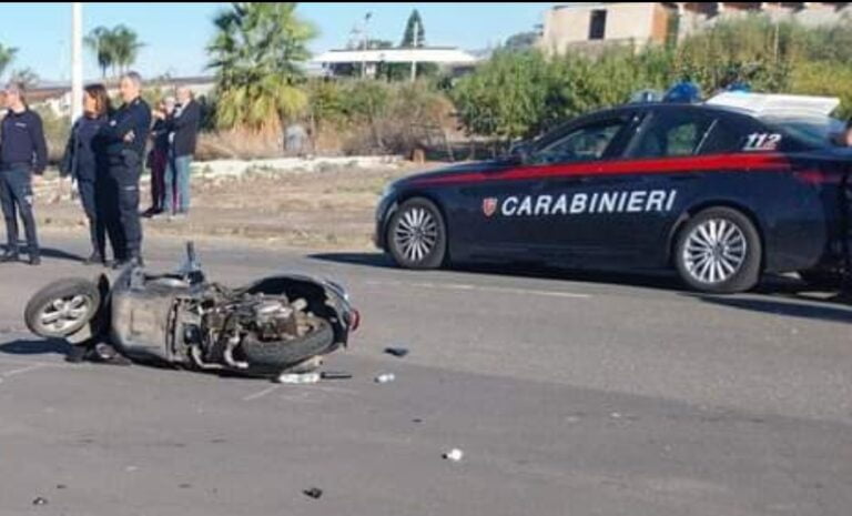 incidente mortale Paterno muore 17enne