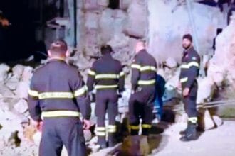Una palazzina nei pressi di Corso dei Mille, è improvvisamente crollata