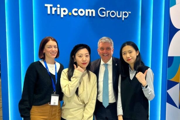 L'assessore al turismo di Palermo Alessandro Anello annuncia alla fiera ITB di Berlino l'accordo con Trip.com