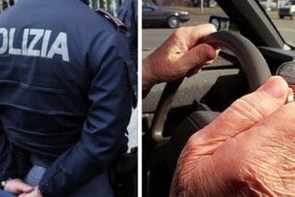 La guida spericolata del novantunenne ha seminato il panico nella parte alta della cittadina, dove per fortuna non si sono registrati feriti