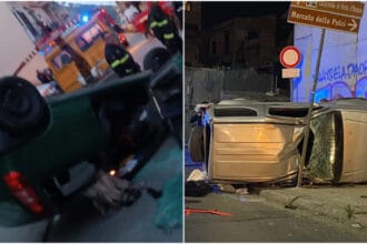 Tra incidenti stradali con feriti avvenuti tra Palermo e Monreale, due automobili si sono ribaltate
