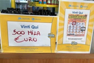 Incredibile colpo di fortuna presso il noto Bar Diva di Bagheria, nei pressi dello svincolo autostradale. Qui, nei giorni scorsi, un fortunato cliente ha vinto la considerevole somma di 500mila euro con una giocata di soli 5 euro.