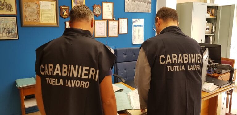 Lavoratori in nero e irregolarità nel salotto di Palermo, “Bene i controlli di Carabinieri e INPS”