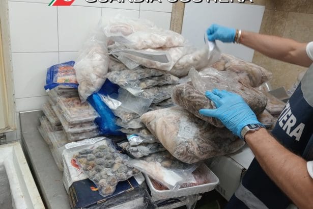 Sequestrati oltre 7 mila chili di pesce non commestibile in ristoranti e resort del Palermitano Operazione 'Sapore di Mare' per contrastare le frodi alimentari nella filiera ittica, con controlli su ristoranti e imbarcazioni