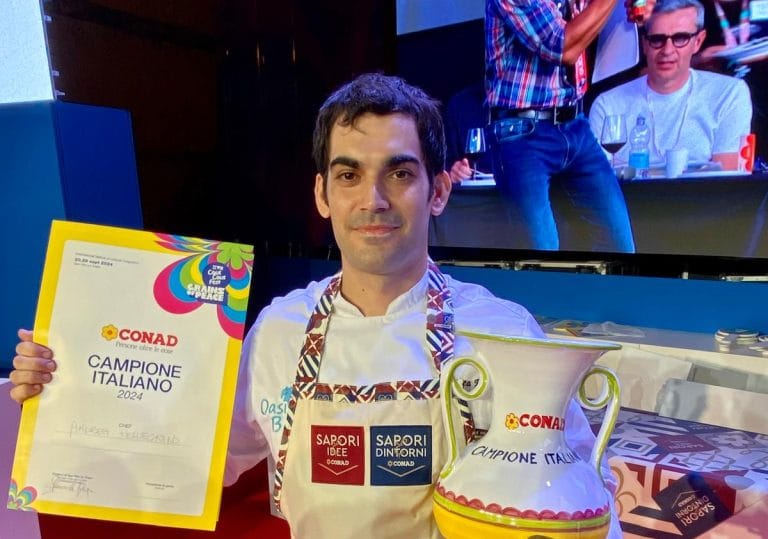 Andrea Pellegrino Campione italiano di cous cous Conad e1727084622461