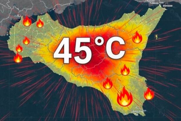 Allerta meteo in Sicilia per un'ondata di calore storica. Martedì 22 luglio previste temperature fino a 45 gradi