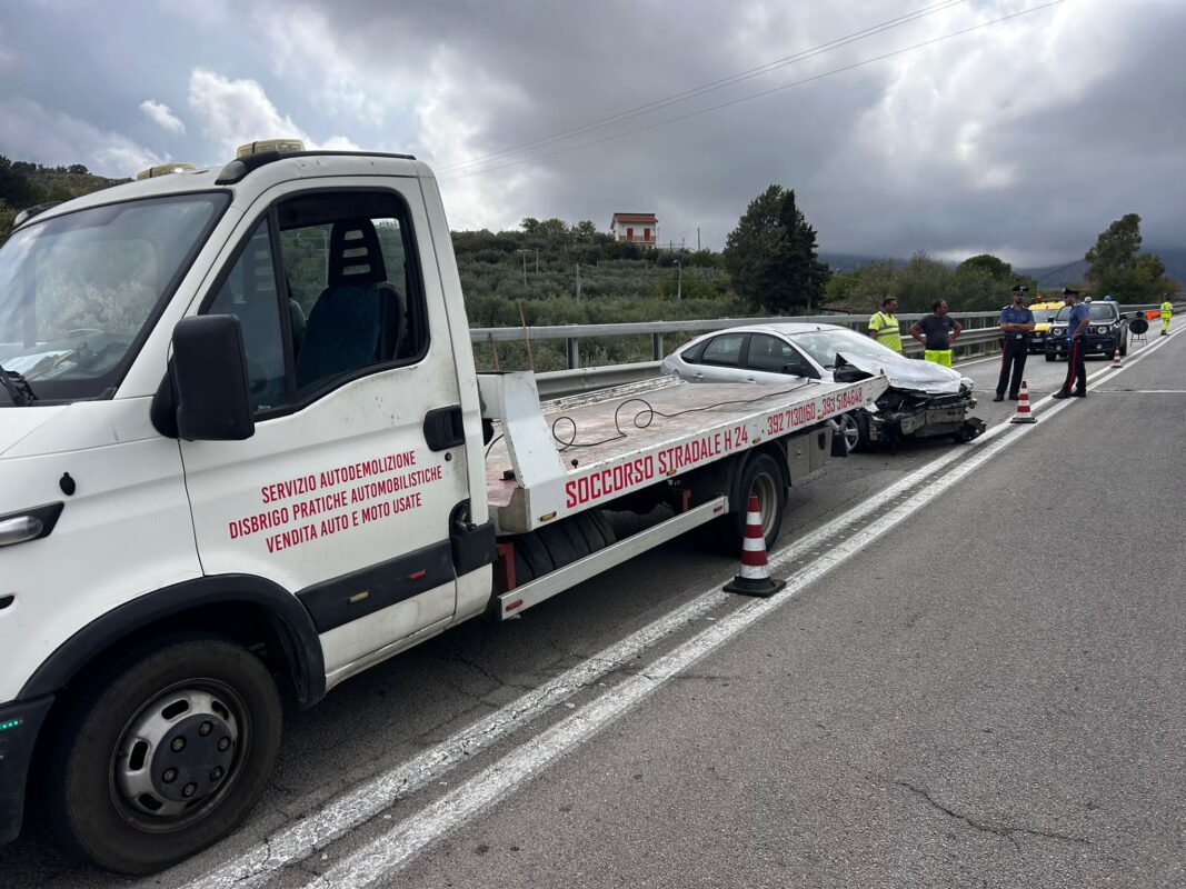 incidente sulla palermo sciacca oggi
