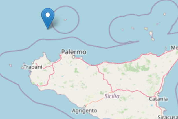 Scossa sismica nel al largo di Palermo, registrata magnitudo 2.8 Terremoto a Palermo oggi
