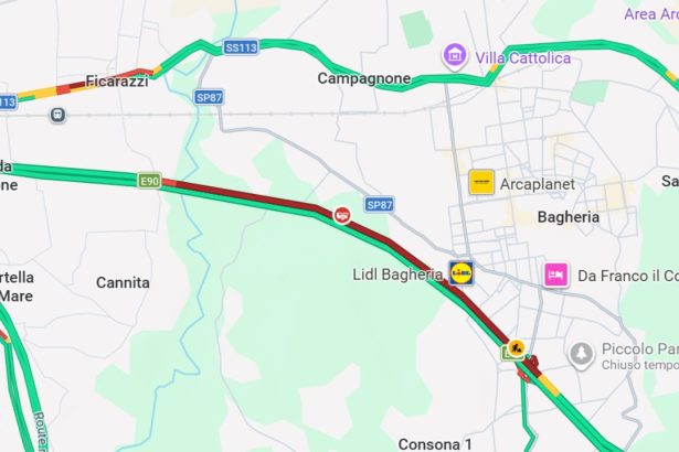 Incidente stradale questa mattina lungo l’autostrada Palermo-Catania in direzione del capoluogo, tra gli svincoli di Bagheria e Villabate.