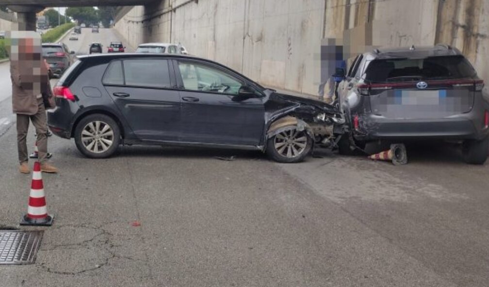 Incidente viale Regione Siciliana bimba ferita