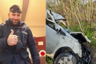 Un uomo che chiama la madre per dirle che aveva avuto un incidente, prima di perdere conoscenza tra le lamiere della sua Panda: così se n'è andato Martino Fasulo, ispettore di Polizia municipale di 49 anni, originario di Castelvetrano.