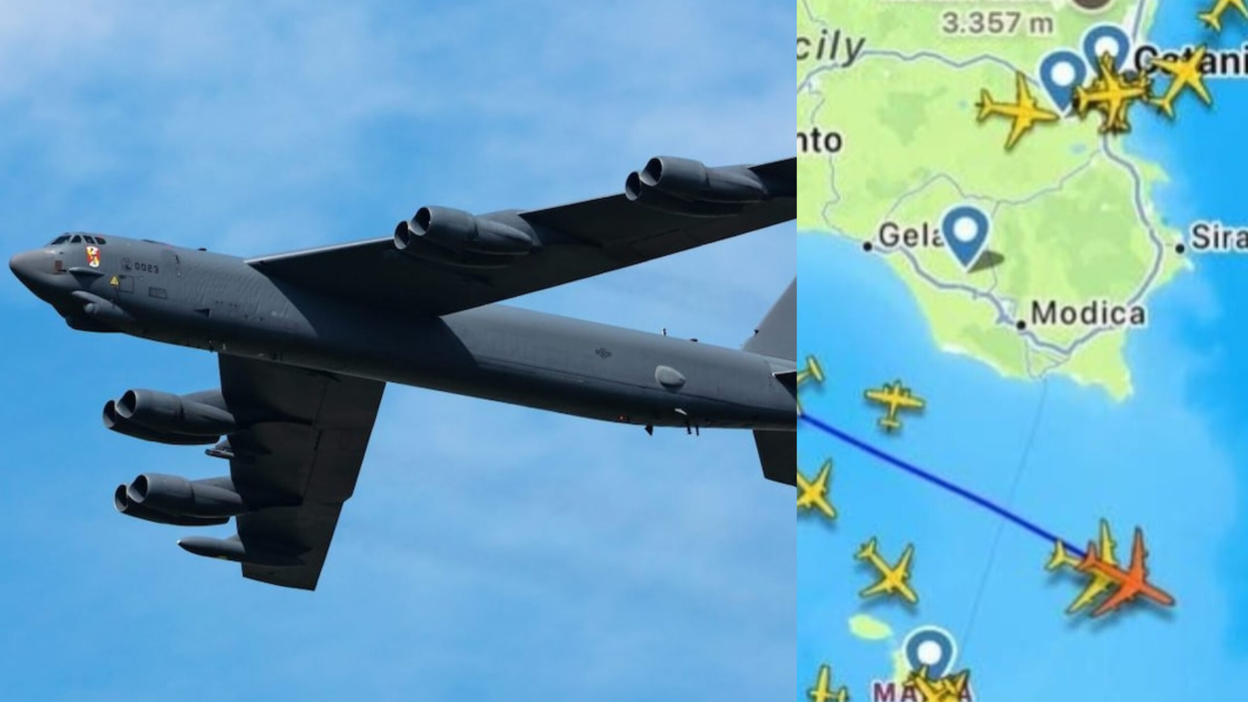 B-52H Stratofortress sulla Sicilia