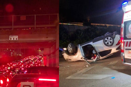 Un'auto si è ribaltata questa sera su viale Regione Siciliana, all'altezza del ponte di corso Calatafimi, a Palermo. Il conducente ha perso il controllo del veicolo in circostanze ancora da chiarire: per lui fortunatamente solo ferite lievi.