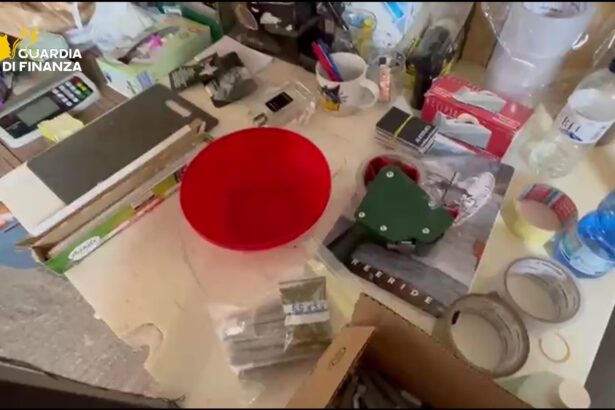 I finanzieri del Comando Provinciale di Palermo, nell'ambito di un'articolata attività di contrasto al traffico di sostanze stupefacenti, hanno scoperto un laboratorio per la lavorazione e il confezionamento di derivati della cannabis e droghe sintetiche a Grisì, frazione di Monreale, in provincia di Palermo, arrestando due responsabili.