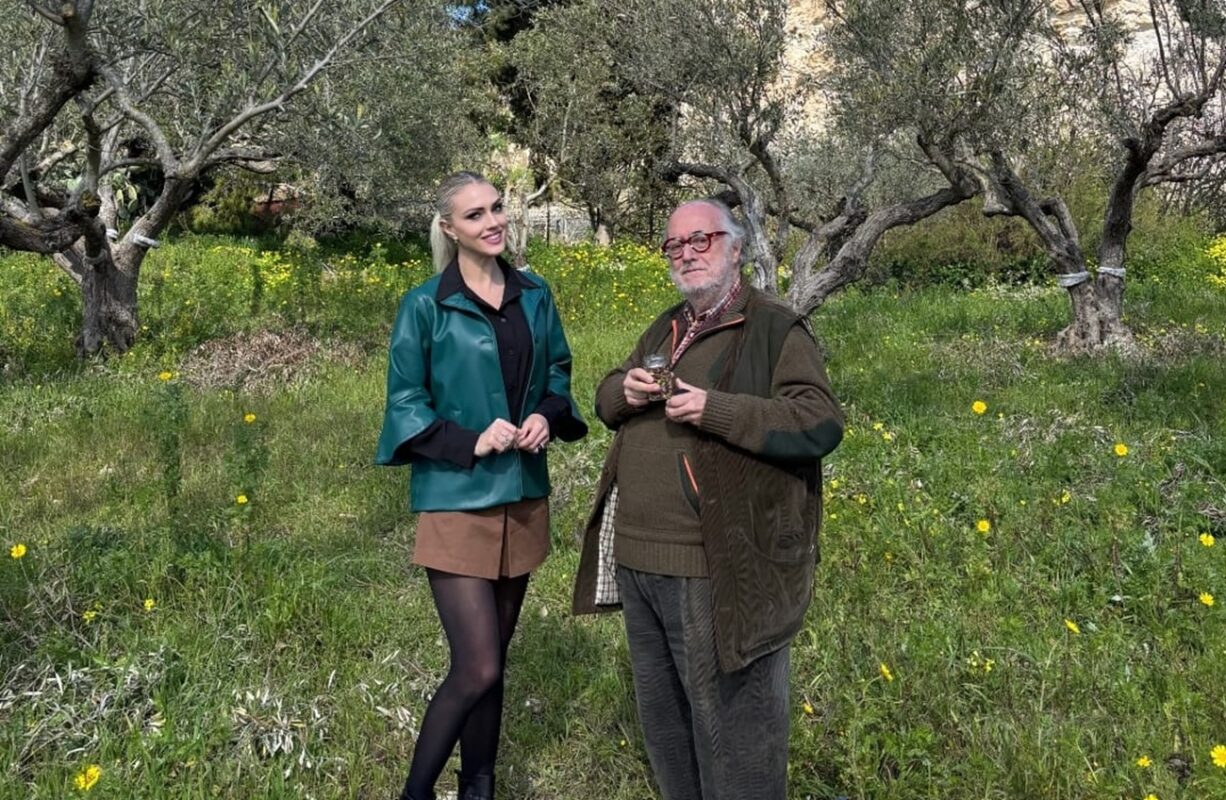 Sofia Bruscoli ed Edoardo Raspelli