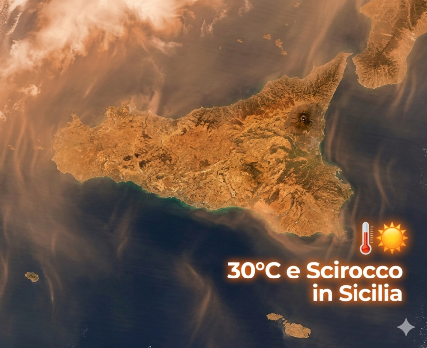 In Sicilia caldo fino a 30 gradi nel fine settimana