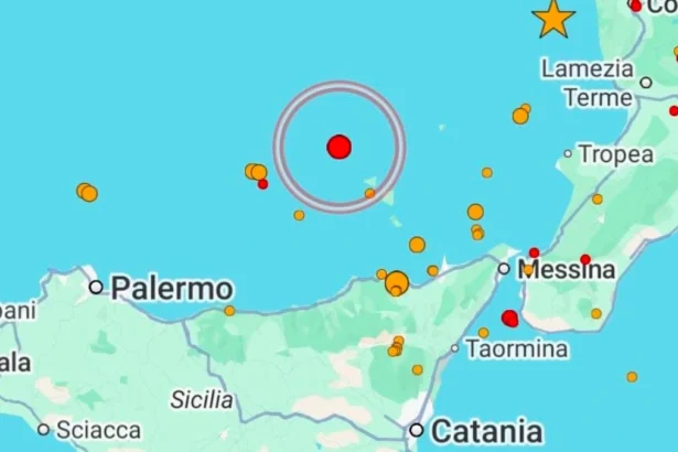 Nuova forte scossa di terremoto, sisma di magnitudo 3.9 in Sicilia settentrionale