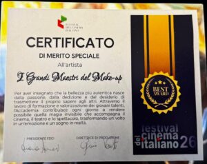 Festival del Cinema Italiano, premiati I Grandi Maestri del Make Up di Palermo