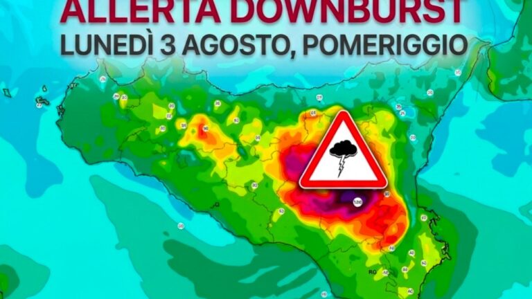 temporali downburst sicilia lunedi discover