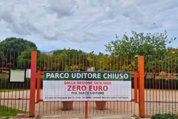 Da oggi i cancelli di Parco Uditore, a Palermo, sono chiusi. A sbarrare l’ingresso è stata la cooperativa sociale Parco Uditore, che dopo 14 anni di impegno ha deciso di lanciare un segnale alla Regione Siciliana. Le speranze di un sostegno sono svanite in pochi minuti, a conclusione dell’approvazione della manovra di bilancio da 1,3 miliardi di euro, e adesso sono a rischio otto posti di lavoro.