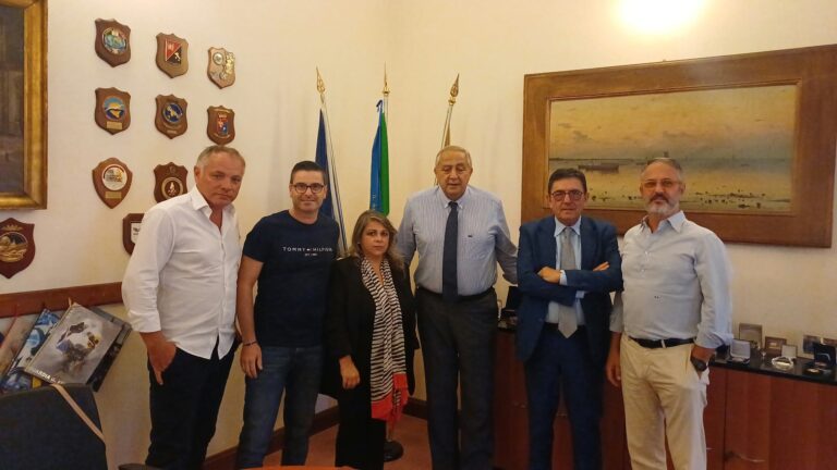 I commercianti con il sindaco Lagalla
