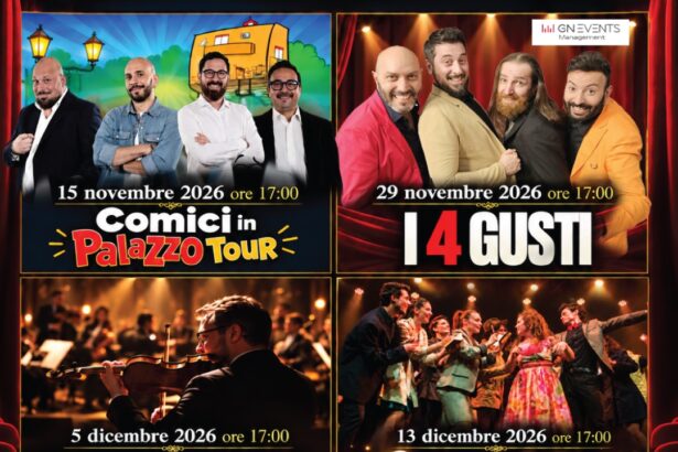 Il Cine Teatro Ideal torna ad animare la vita culturale di Lercara Friddi con un cartellone di quattro appuntamenti all’insegna di cabaret, musica, spirito natalizio ed intrattenimento per grandi e piccini.