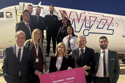 Operativo il volo diretto Palermo-Tirana di Wizz Air: tre collegamenti a settimana e biglietti da 19,99 euro.
