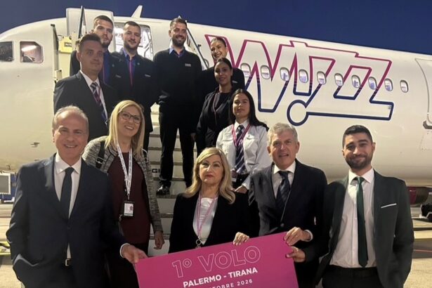 Operativo il volo diretto Palermo-Tirana di Wizz Air: tre collegamenti a settimana e biglietti da 19,99 euro.